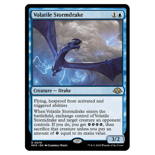 Magic The Gathering - Modern Horizons 3 - Volatile Stormdrake - 0079