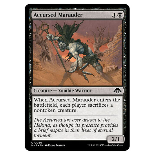 Magic The Gathering - Modern Horizons 3 - Accursed Marauder - 0080