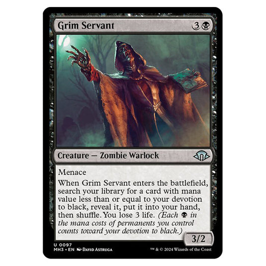 Magic The Gathering - Modern Horizons 3 - Grim Servant - 0097