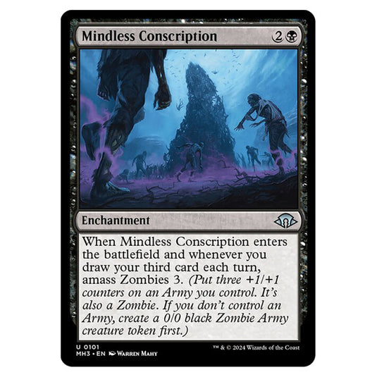 Magic The Gathering - Modern Horizons 3 - Mindless Conscription - 0101