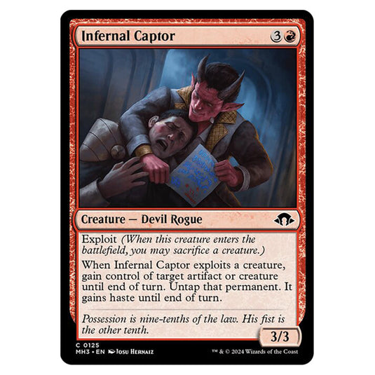 Magic The Gathering - Modern Horizons 3 - Infernal Captor - 0125