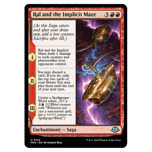 Magic The Gathering - Modern Horizons 3 - Ral and the Implicit Maze - 0132