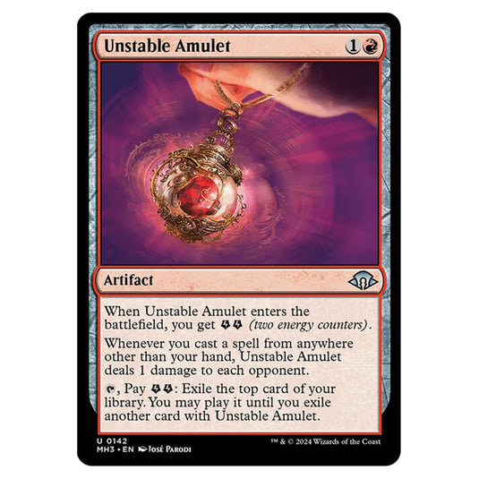 Magic The Gathering - Modern Horizons 3 - Unstable Amulet - 0142