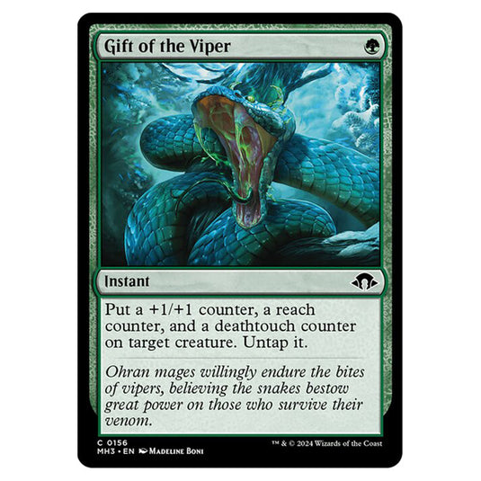 Magic The Gathering - Modern Horizons 3 - Gift of the Viper - 0156