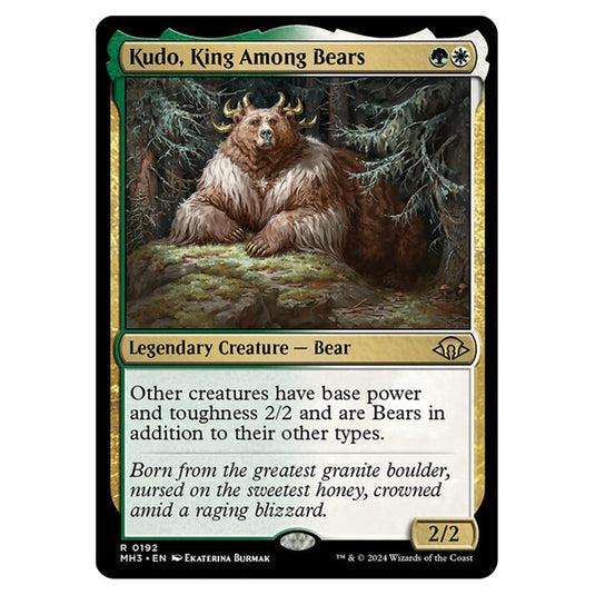 Magic The Gathering - Modern Horizons 3 - Kudo, King Among Bears - 0192