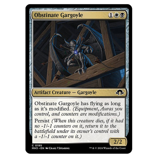 Magic The Gathering - Modern Horizons 3 - Obstinate Gargoyle - 0195