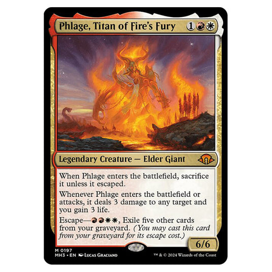 Magic The Gathering - Modern Horizons 3 - Phlage, Titan of Fire's Fury - 0197