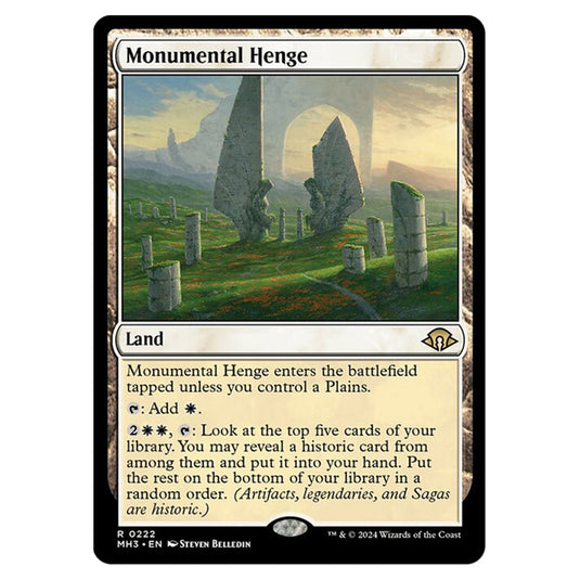 Magic The Gathering - Modern Horizons 3 - Monumental Henge - 0222