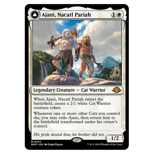 Magic The Gathering - Modern Horizons 3 - Ajani, Nacatl Pariah // Ajani, Nacatl Avenger - 0237