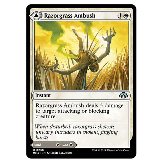 Magic The Gathering - Modern Horizons 3 - Razorgrass Ambush // Razorgrass Field - 0238