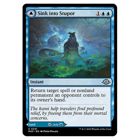 Magic The Gathering - Modern Horizons 3 - Sink into Stupor // Soporific Springs - 0241