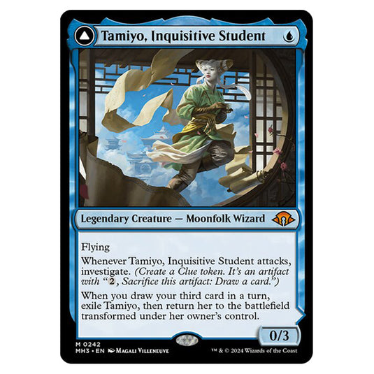 Magic The Gathering - Modern Horizons 3 - Tamiyo, Inquisitive Student // Tamiyo, Seasoned Scholar - 0242