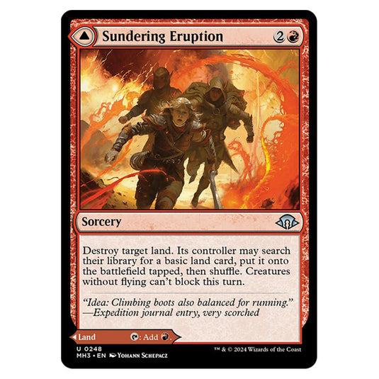 Magic The Gathering - Modern Horizons 3 - Sundering Eruption // Volcanic Fissure - 0248