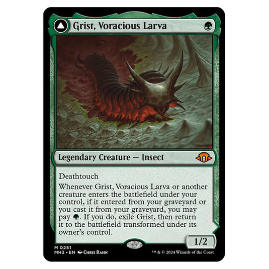 Magic The Gathering - Modern Horizons 3 - Grist, Voracious Larva // Grist, the Plague Swarm - 0251