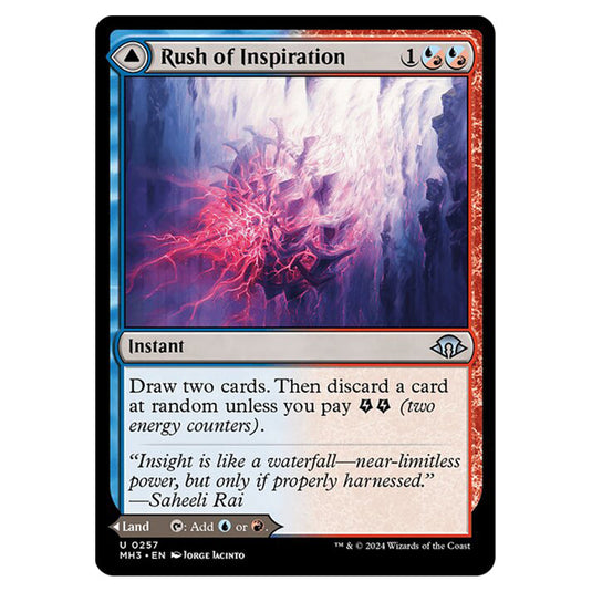 Magic The Gathering - Modern Horizons 3 - Rush of Inspiration // Crackling Falls - 0257