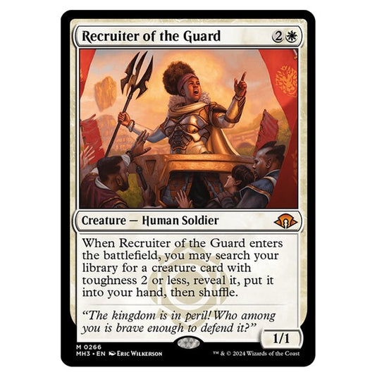 Magic The Gathering - Modern Horizons 3 - Recruiter of the Guard - 0266