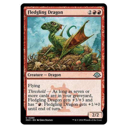 Magic The Gathering - Modern Horizons 3 - Fledgling Dragon - 0280