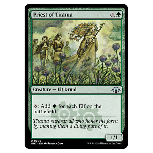 Magic The Gathering - Modern Horizons 3 - Priest of Titania - 0286