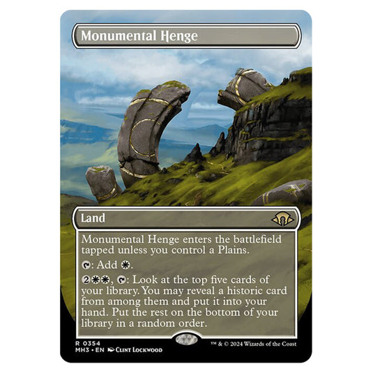 Magic The Gathering - Modern Horizons 3 - Monumental Henge - 0354