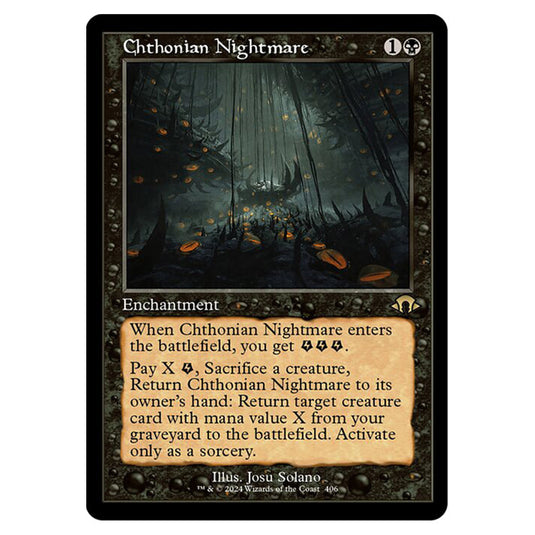 Magic The Gathering - Modern Horizons 3 - Chthonian Nightmare ('97 Classic Print) - 0406