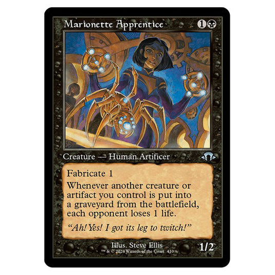 Magic The Gathering - Modern Horizons 3 - Marionette Apprentice ('97 Classic Print) - 0410