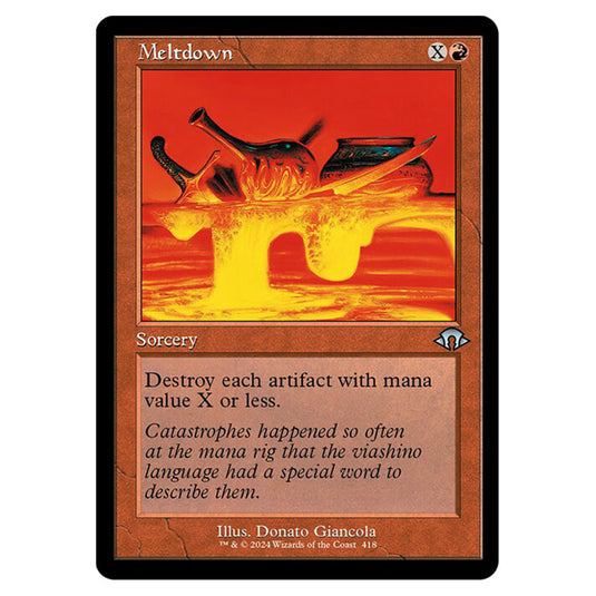 Magic The Gathering - Modern Horizons 3 - Meltdown ('97 Classic Print) - 0418