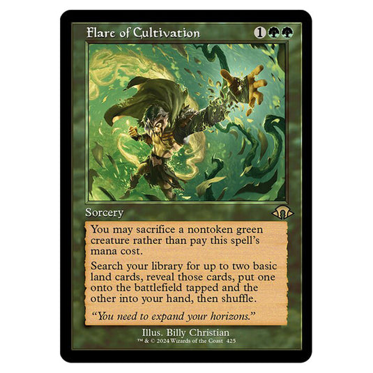 Magic The Gathering - Modern Horizons 3 - Flare of Cultivation ('97 Classic Print) - 0425