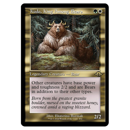 Magic The Gathering - Modern Horizons 3 - Kudo, King Among Bears ('97 Classic Print) - 0432