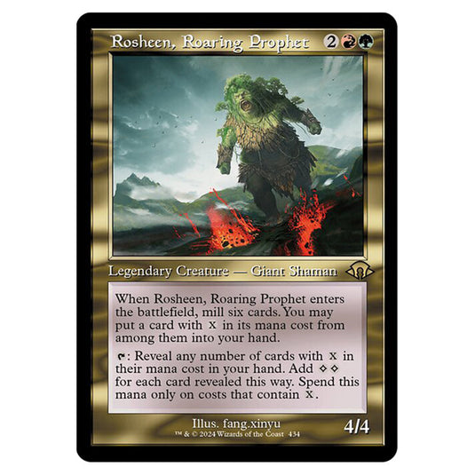 Magic The Gathering - Modern Horizons 3 - Rosheen, Roaring Prophet ('97 Classic Print) - 0434