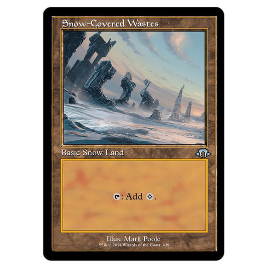 Magic The Gathering - Modern Horizons 3 - Snow-Covered Wastes ('97 Classic Print) - 0439