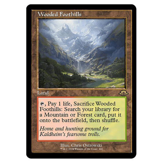 Magic The Gathering - Modern Horizons 3 - Wooded Foothills ('97 Classic Print) - 0441