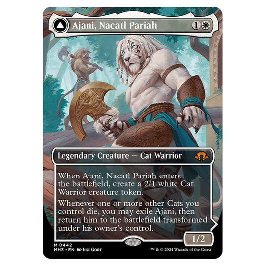 Magic The Gathering - Modern Horizons 3 - Ajani, Nacatl Pariah // Ajani, Nacatl Avenger - 0442