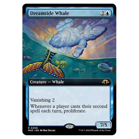 Magic The Gathering - Modern Horizons 3 - Dreamtide Whale (Extended Art) - 0450