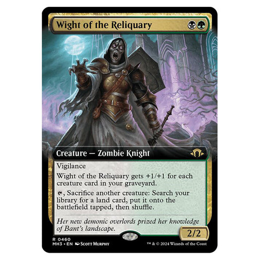 Magic The Gathering - Modern Horizons 3 - Wight of the Reliquary (Extended Art) - 0460