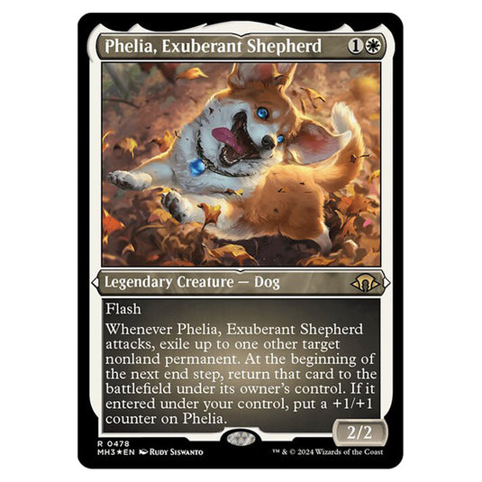 Magic The Gathering - Modern Horizons 3 - Phelia, Exuberant Shepherd (Etched Foil) - 0478