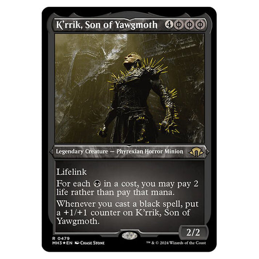 Magic The Gathering - Modern Horizons 3 - K'rrik, Son of Yawgmoth (Etched Foil) - 0479