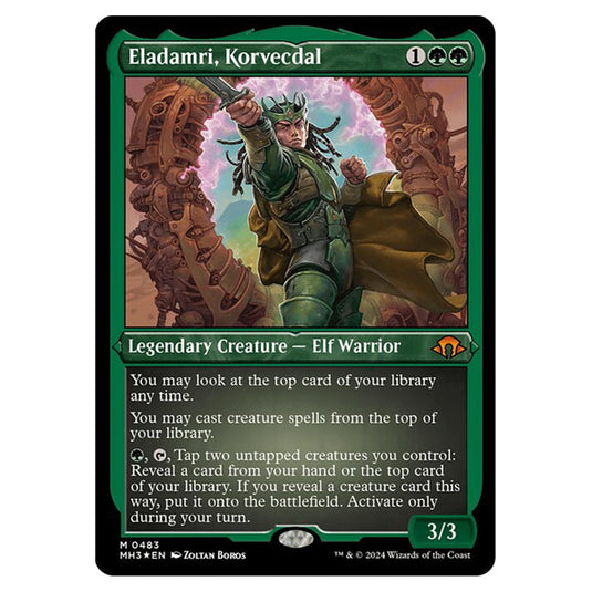 Magic The Gathering - Modern Horizons 3 - Eladamri, Korvecdal (Etched Foil) - 0483