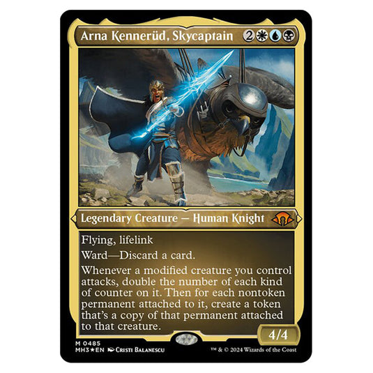 Magic The Gathering - Modern Horizons 3 - Arna Kennerud, Skycaptain (Etched Foil) - 0485