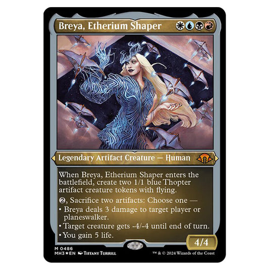 Magic The Gathering - Modern Horizons 3 - Breya, Etherium Shaper (Etched Foil) - 0486