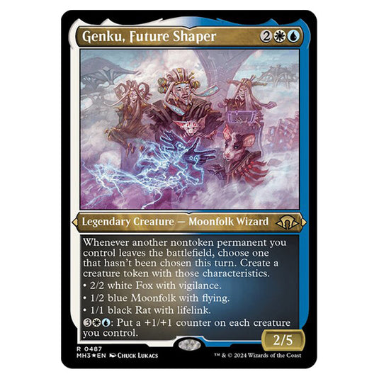 Magic The Gathering - Modern Horizons 3 - Genku, Future Shaper (Etched Foil) - 0487