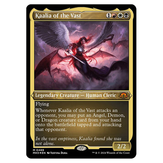 Magic The Gathering - Modern Horizons 3 - Kaalia of the Vast (Etched Foil) - 0489