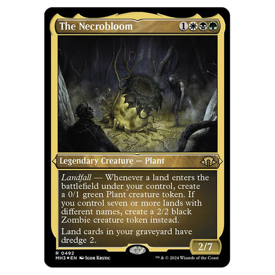 Magic The Gathering - Modern Horizons 3 - The Necrobloom (Etched Foil) - 0492