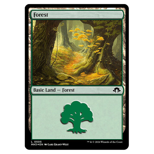 Magic The Gathering - Modern Horizons 3 - Forest (Ripple Foil) - 0505