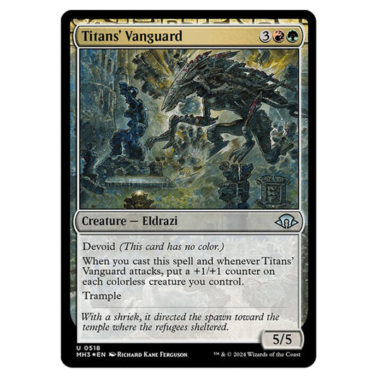 Magic The Gathering - Modern Horizons 3 - Titans' Vanguard (Ripple Foil) - 0518