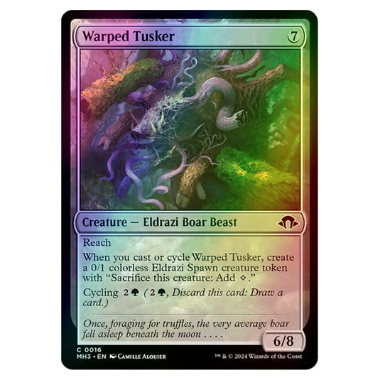 Magic The Gathering - Modern Horizons 3 - Warped Tusker - 0016 (Foil)