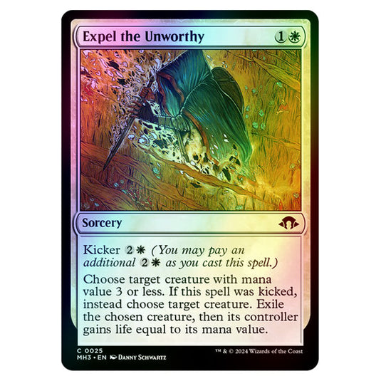 Magic The Gathering - Modern Horizons 3 - Expel the Unworthy - 0025 (Foil)