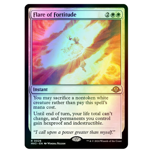 Magic The Gathering - Modern Horizons 3 - Flare of Fortitude - 0026 (Foil)