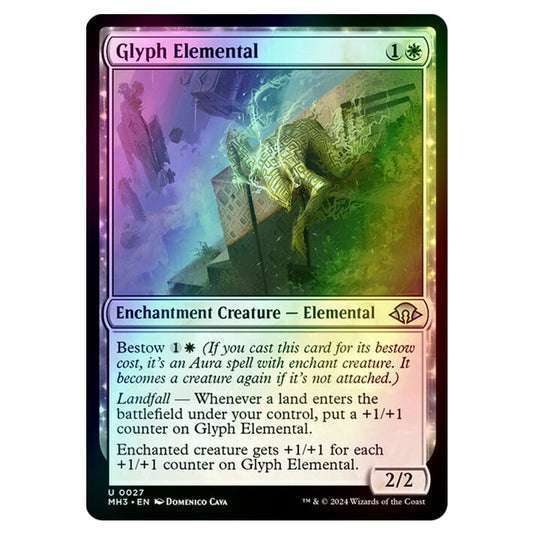 Magic The Gathering - Modern Horizons 3 - Glyph Elemental - 0027 (Foil)