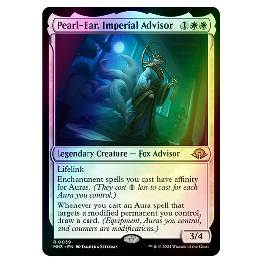 Magic The Gathering - Modern Horizons 3 - Pearl-Ear, Imperial Advisor - 0039 (Foil)