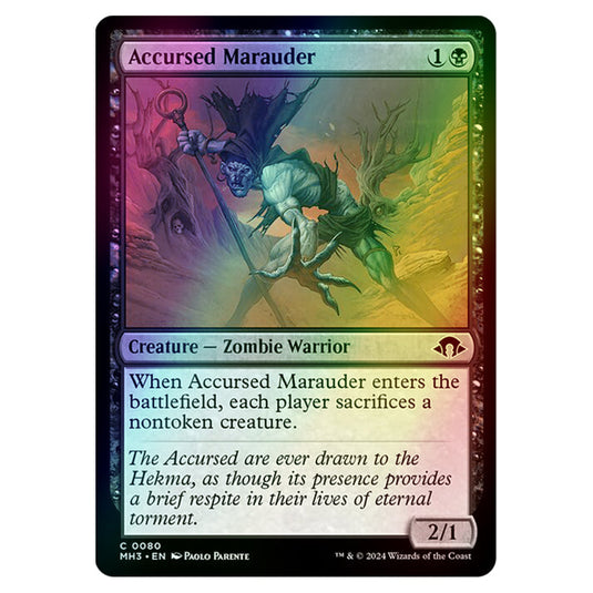 Magic The Gathering - Modern Horizons 3 - Accursed Marauder - 0080 (Foil)